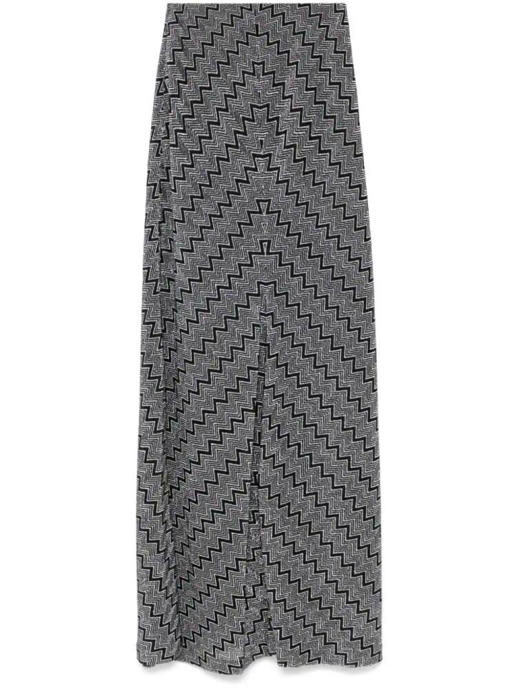 Missoni zigzag maxi skirt - Black Cover