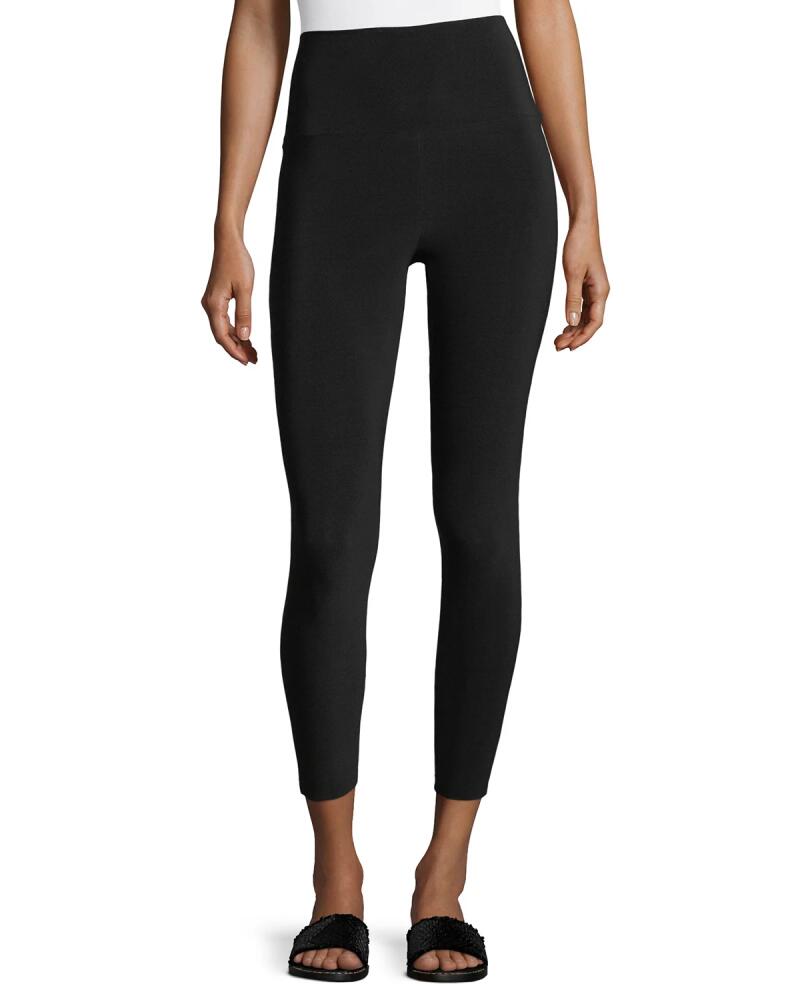 Norma Kamali Cropped High-Waist Leggings Cover