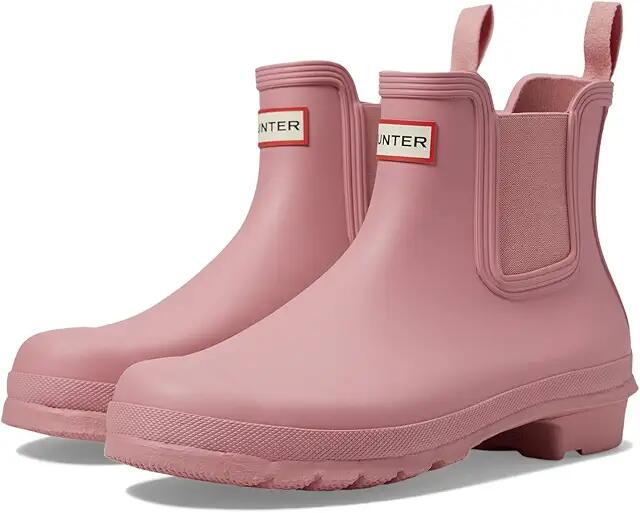 Hunter Original Chelsea (Purring Pink) Women's Rain Boots Cover