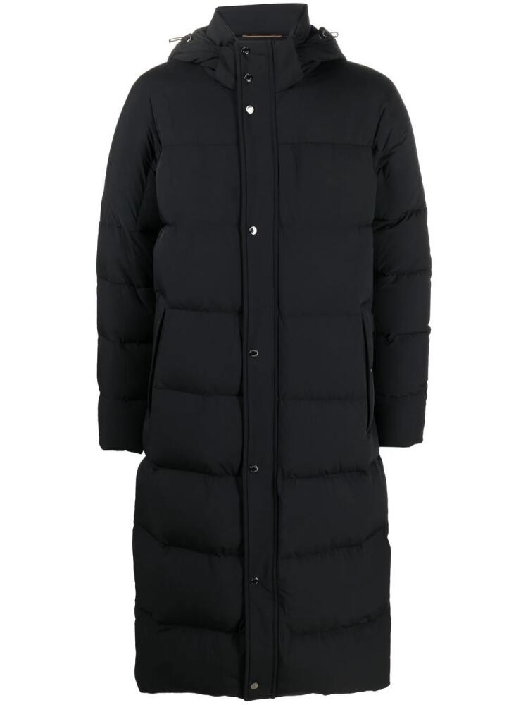 Moorer hooded padded coat - Black Cover