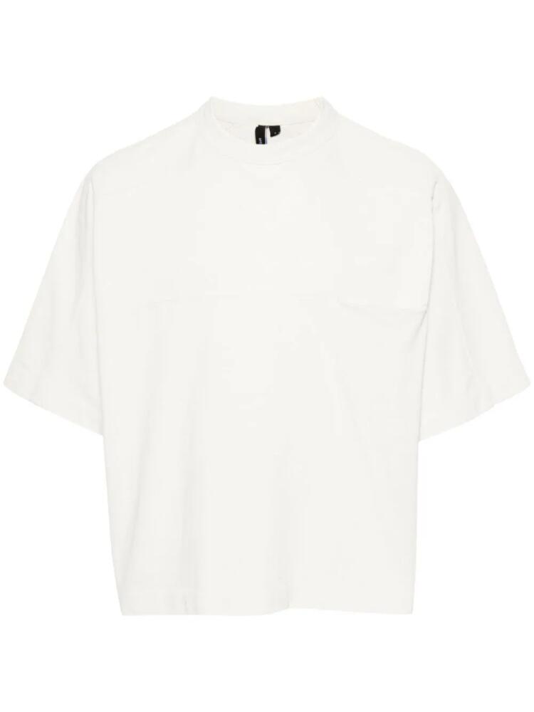 ENTIRE STUDIOS panelled organic-cotton T-shirt - Neutrals Cover