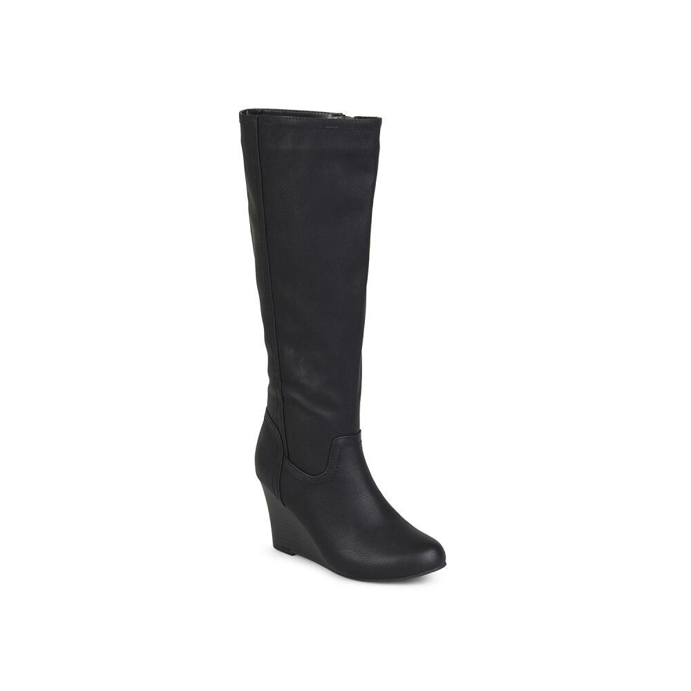 Journee Collection Langly Wedge Boot | Women's | Black Cover