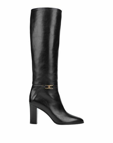 Celine Woman Boot Black Calfskin Cover