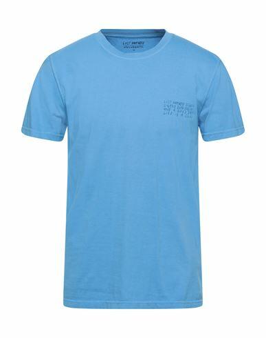 Eleven Paris Man T-shirt Azure Cotton Cover