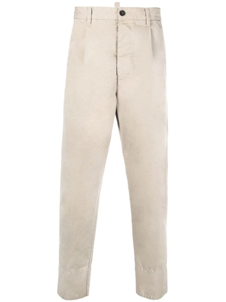 DSQUARED2 straight-leg chinos - Neutrals Cover