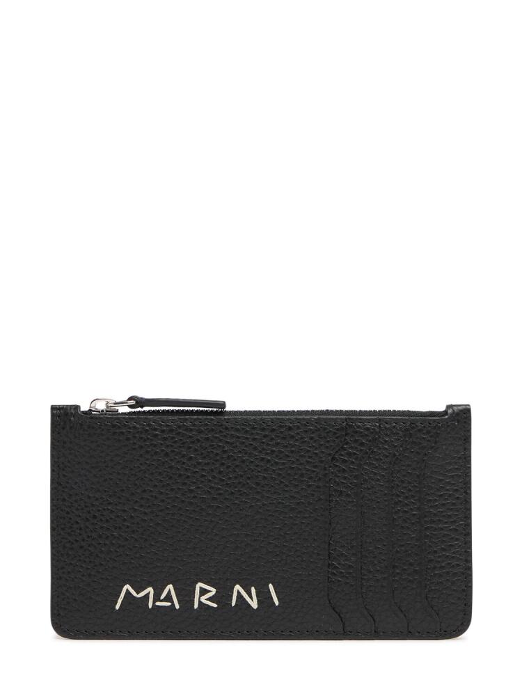 MARNI Zipped Leather Card Case Cover