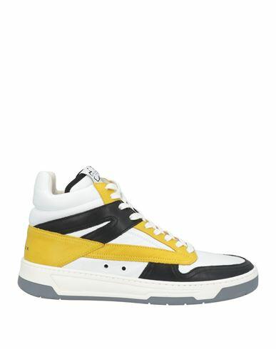 Ted Baker Man Sneakers Mustard Leather Cover