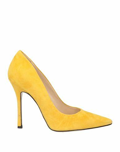 Marc Ellis Woman Pumps Ocher Soft Leather Cover