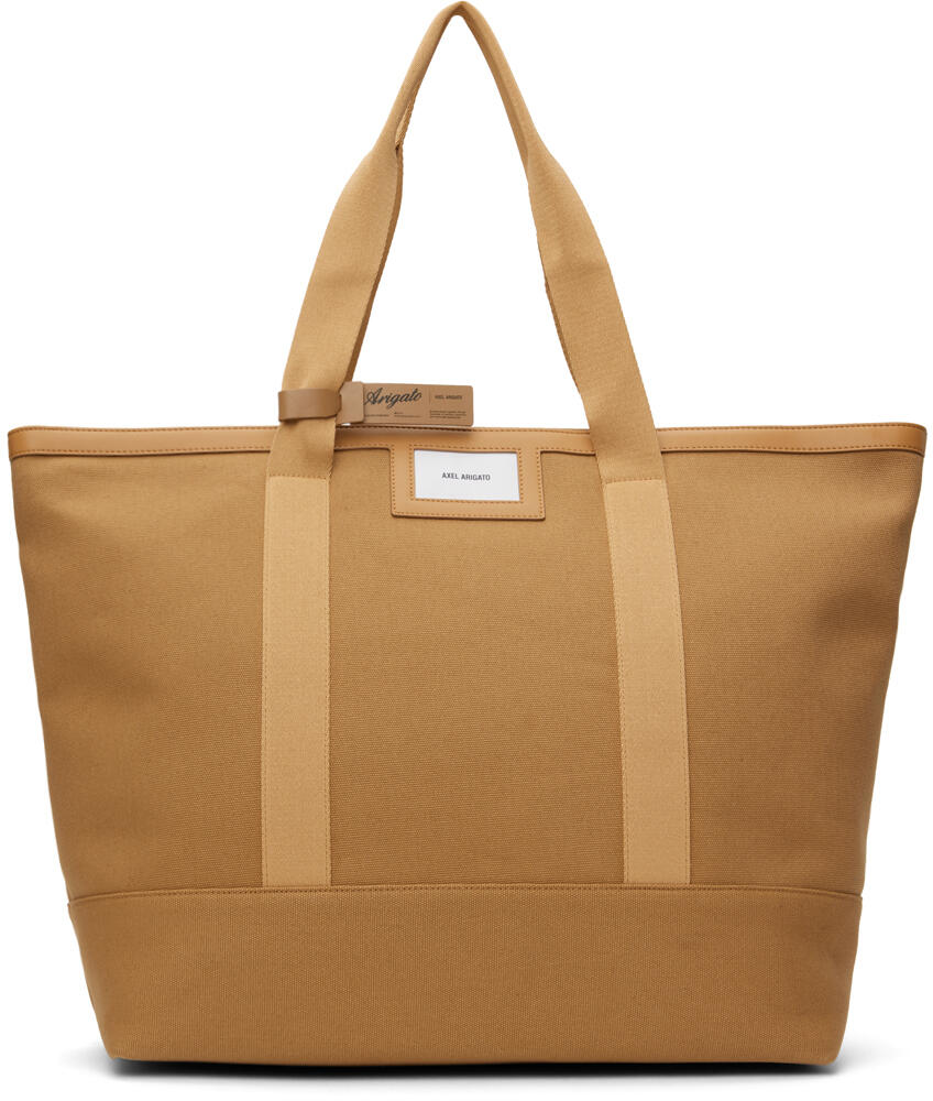 Axel Arigato Tan Logo Canvas Tote Cover