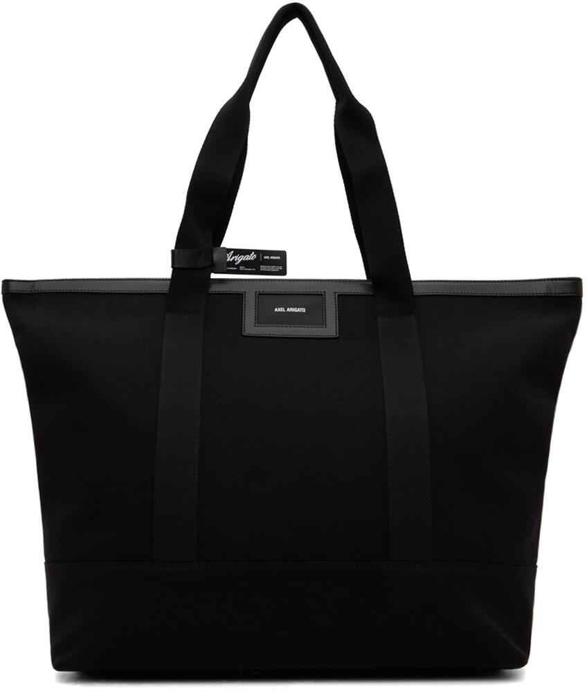 Axel Arigato Black Logo Canvas Tote Cover