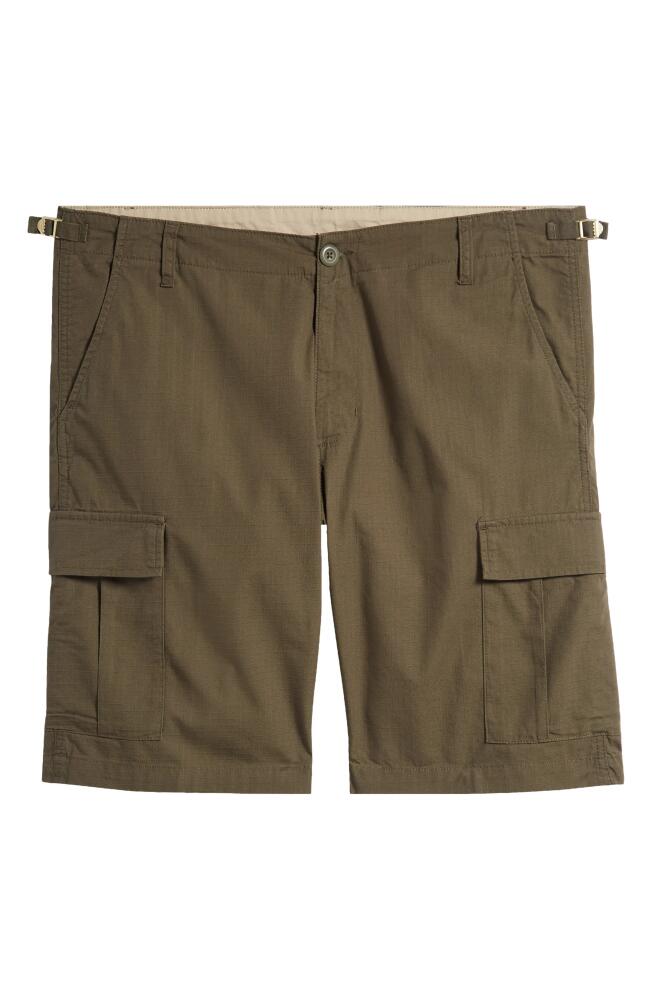 Carhartt Work In Progress Men's Aviation Cargo Shorts in Cypress Rinsed Cover