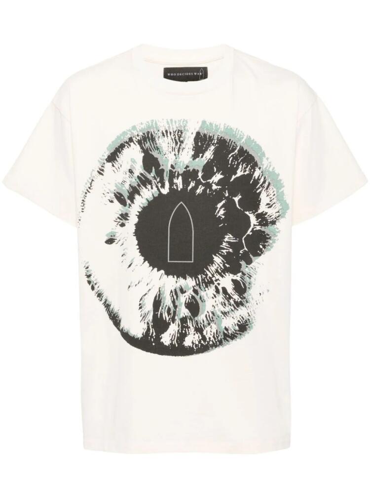 Who Decides War Eye cotton T-shirt - Neutrals Cover