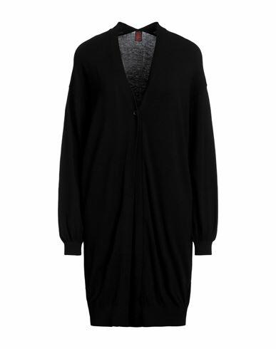 Stefanel Woman Cardigan Black Viscose, Wool, Polyamide, Elastane Cover