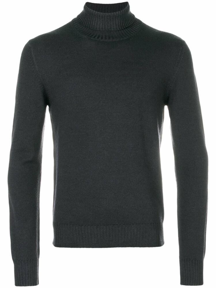 D4.0 long sleeved roll neck pullover - Grey Cover