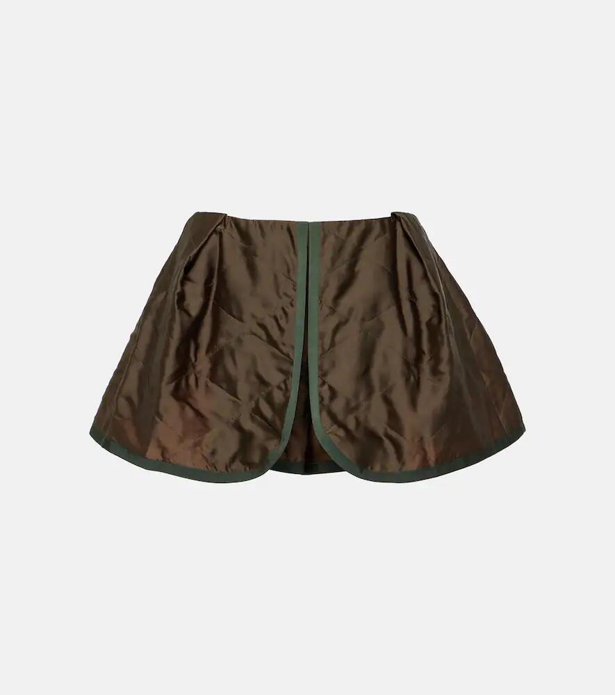 Sacai Quilted satin shorts Cover