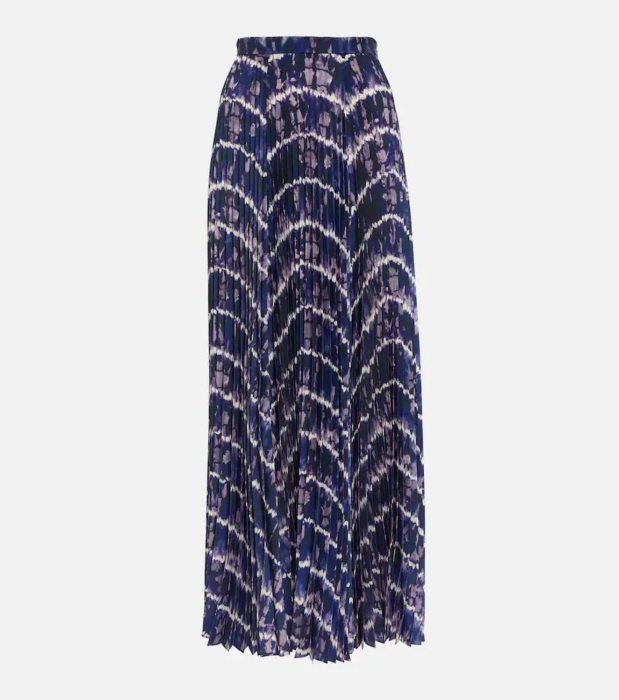 Altuzarra Sif printed pleated maxi skirt Cover