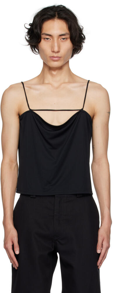 K.NGSLEY Black Kami Tank Top Cover