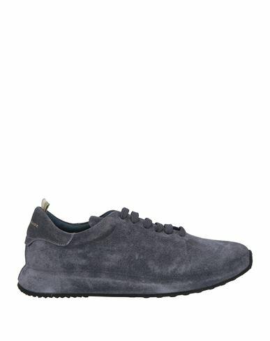 Officine Creative Italia Man Sneakers Slate blue Soft Leather Cover