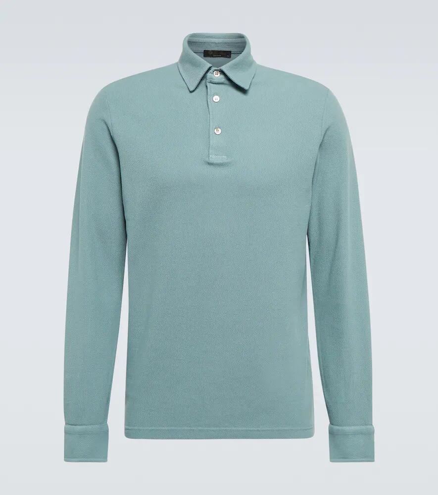 Loro Piana Cotton piqué polo shirt Cover