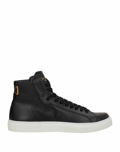 Pantofola D'oro Man Sneakers Black Calfskin Cover