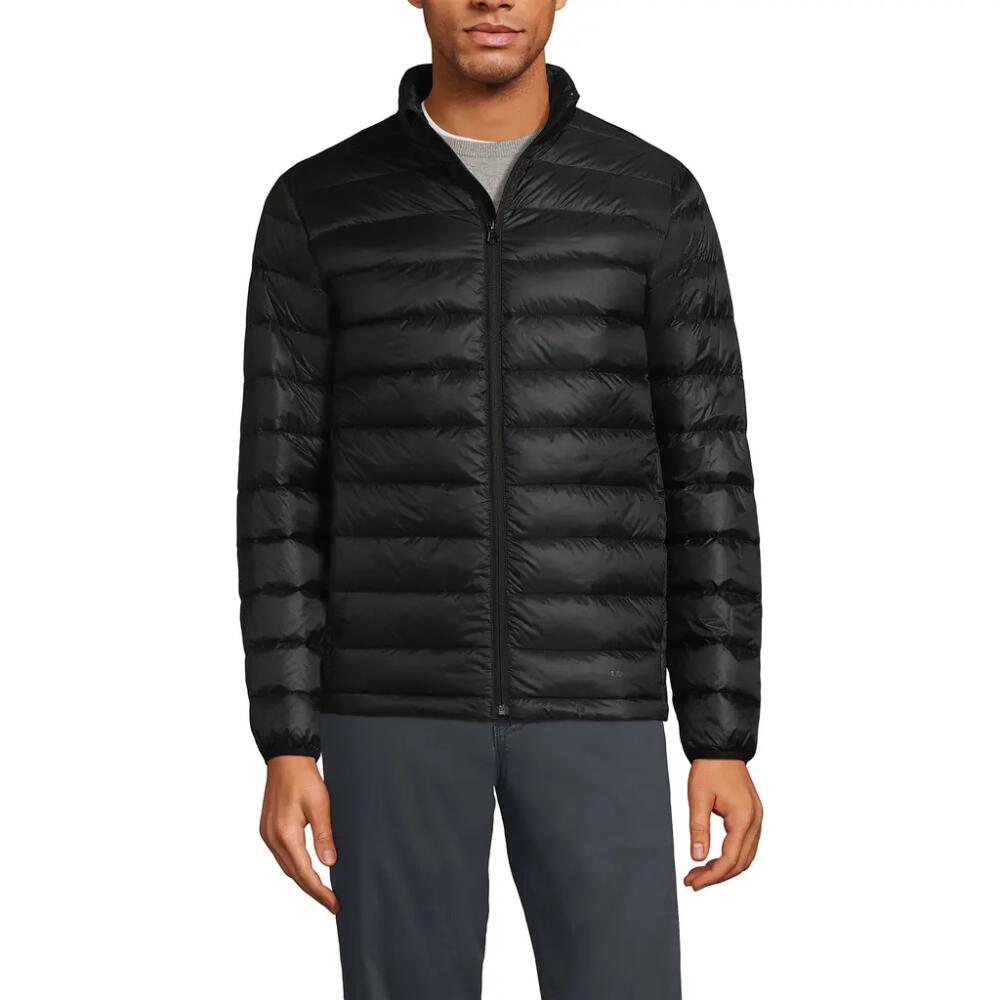 Lands' End Wanderweight Ultralight Packable Down Jacket in Black Cover