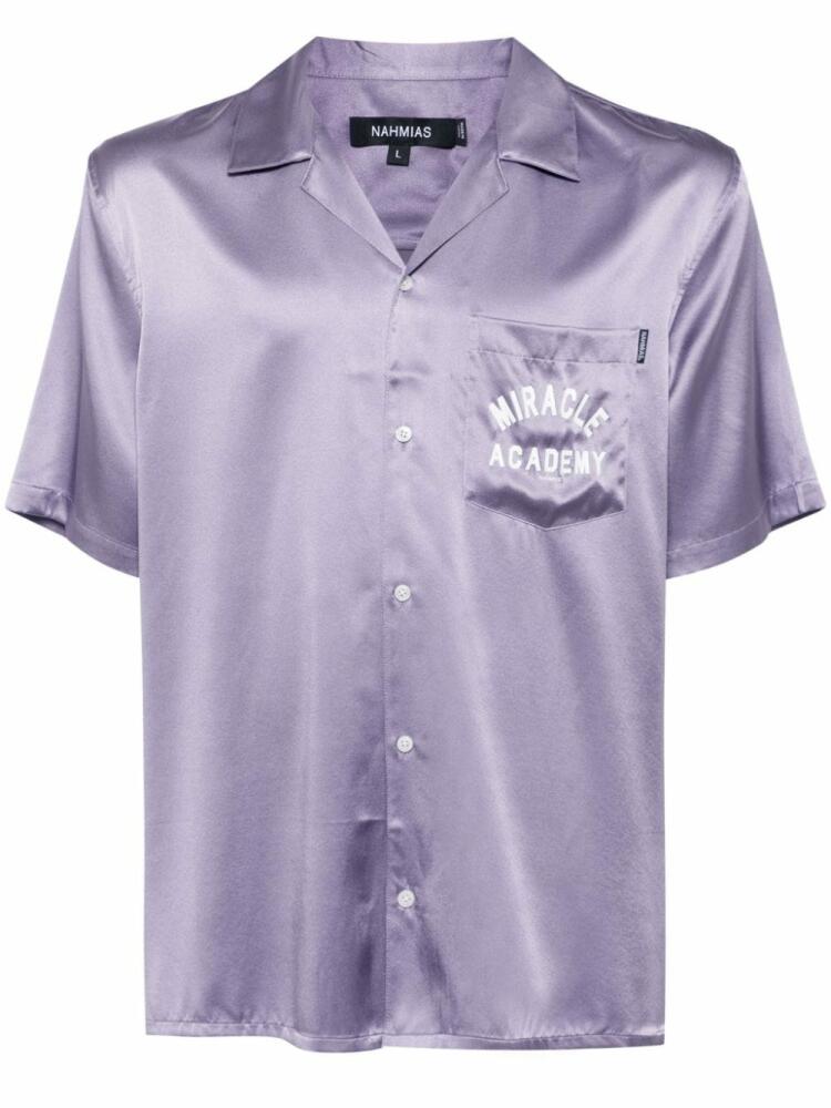 Nahmias Miracle Academy short-sleeve shirt - Purple Cover