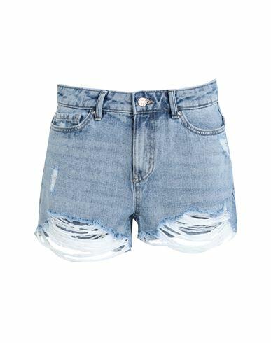 Only Woman Denim shorts Blue Cotton Cover