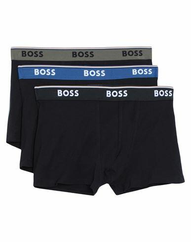 Boss Man Boxer Black Cotton, Elastane Cover