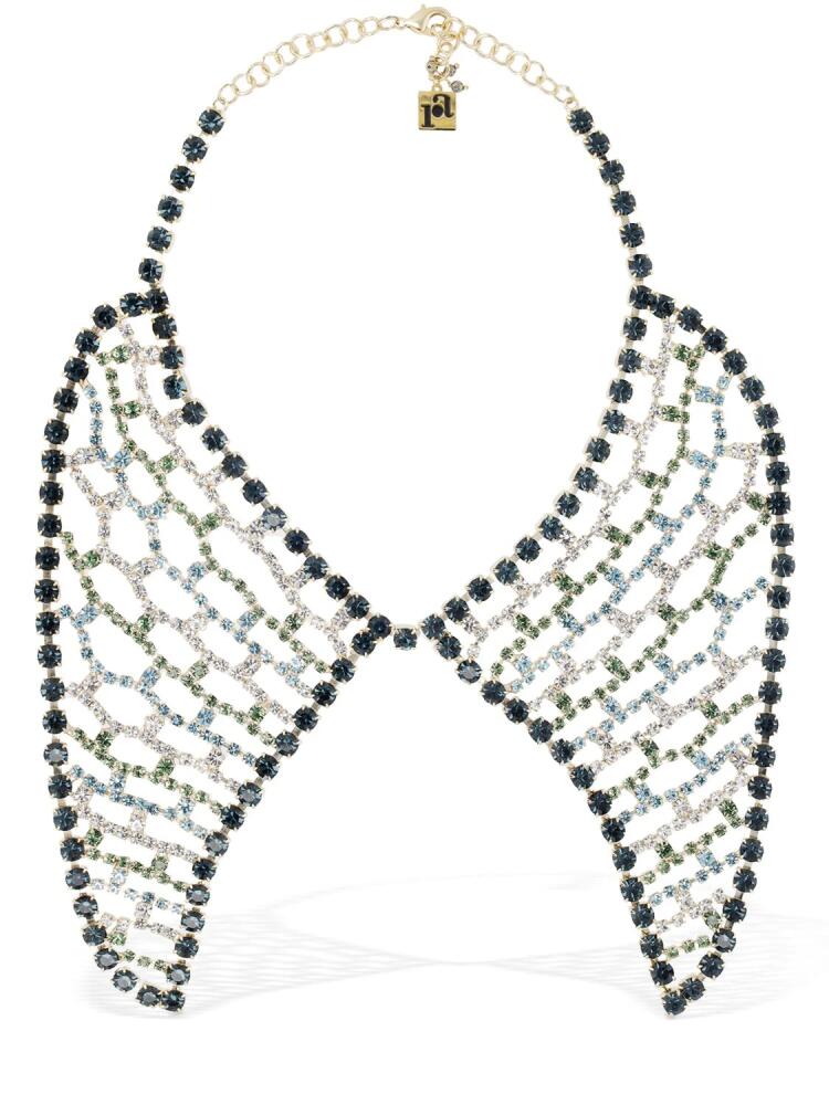 ROSANTICA Tricot Crystal Statement Collar Cover