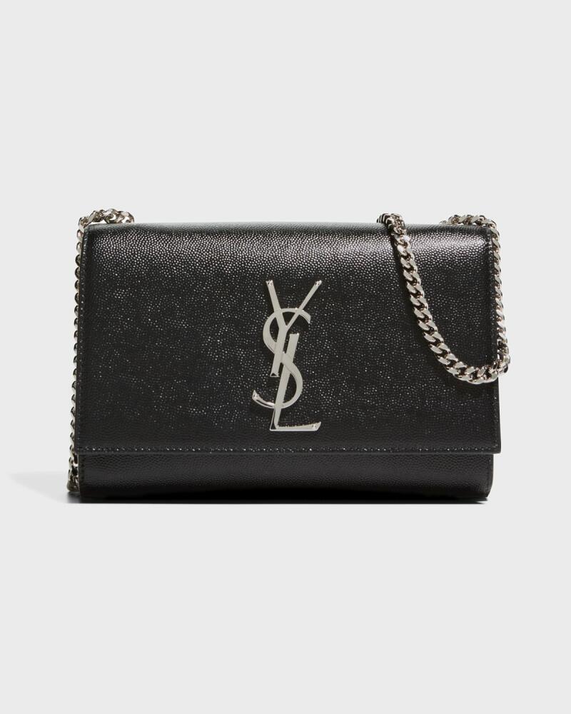 Saint Laurent Kate Small YSL Crossbody Bag in Grained Leather Cover