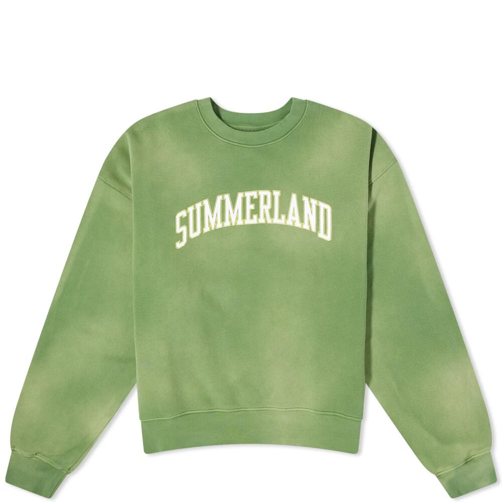 Nahmias Men's Summerland Collegiate Sweater in Vintage Seaweed Cover