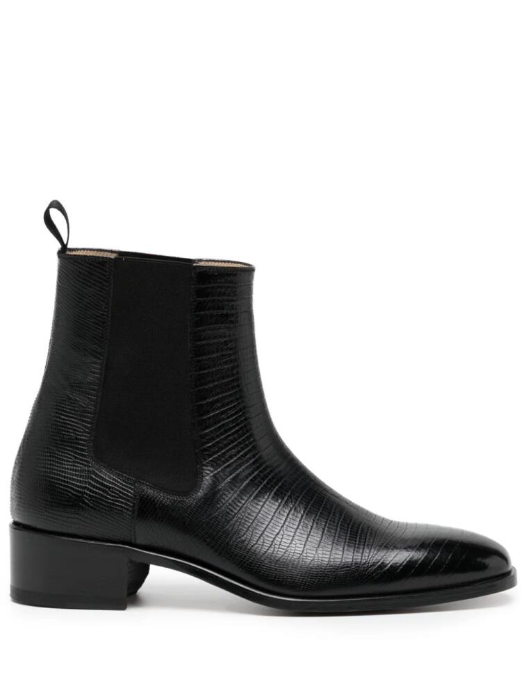 TOM FORD leather ankle boots - Black Cover