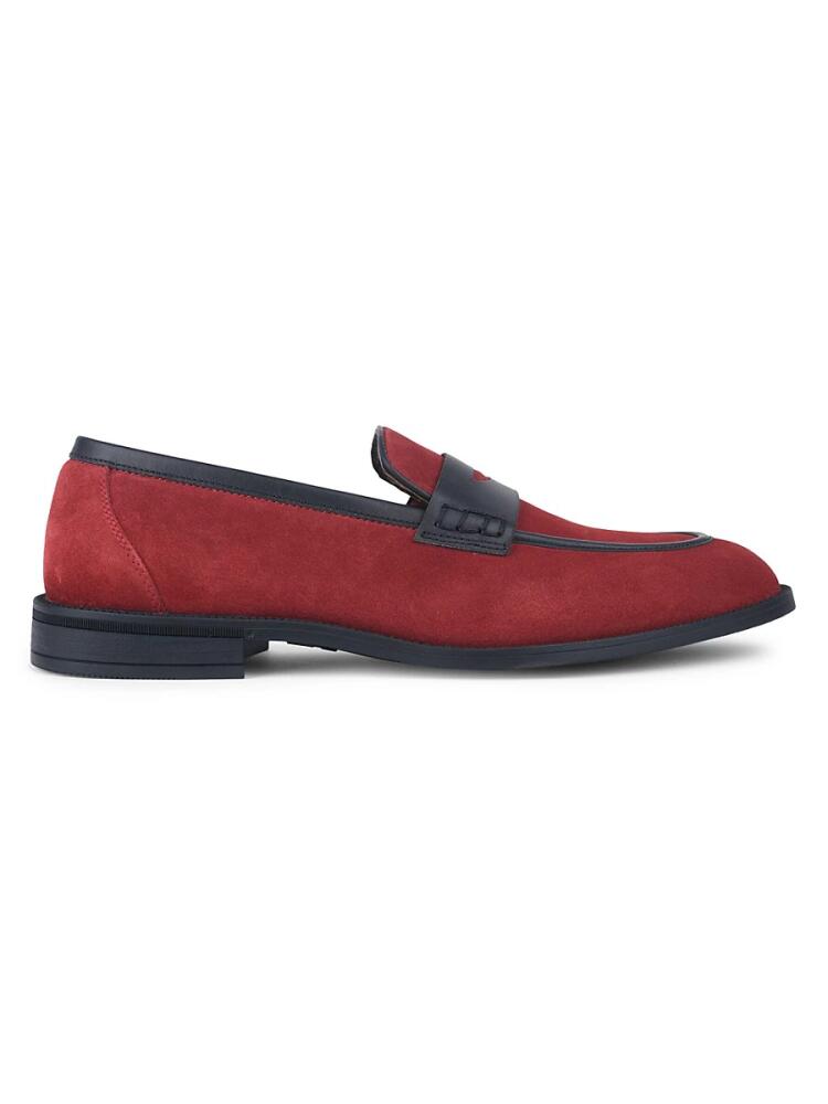 Vellapais Men's Leather Loafers - Red Cover