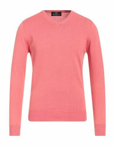 Aquascutum Man Sweater Coral Cotton Cover