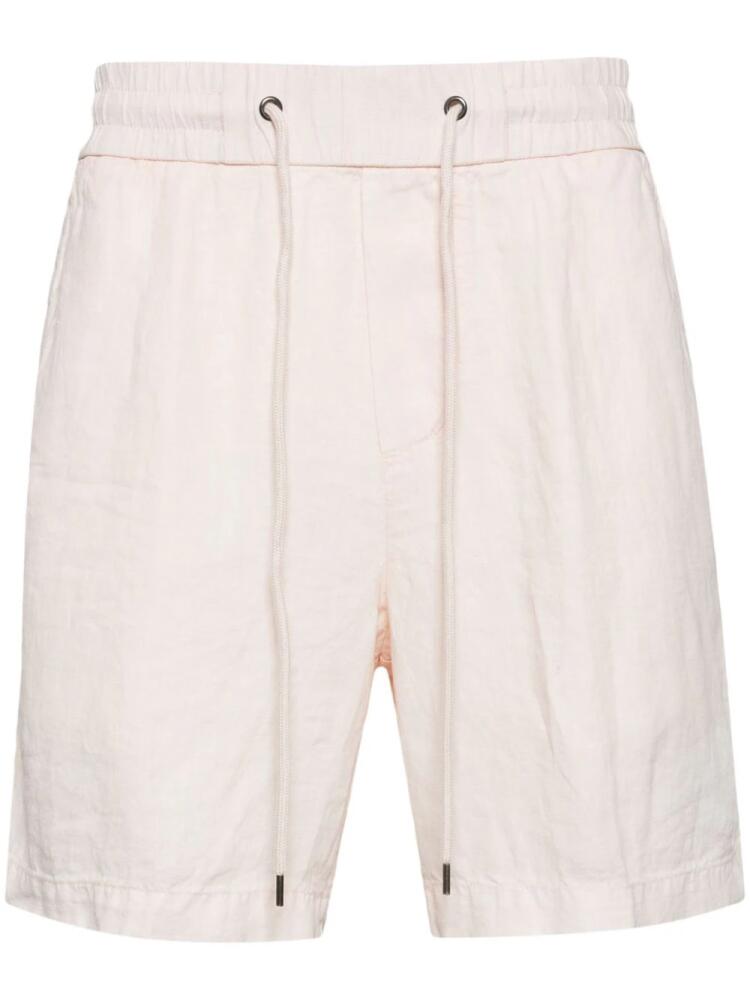 James Perse linen shorts - Pink Cover