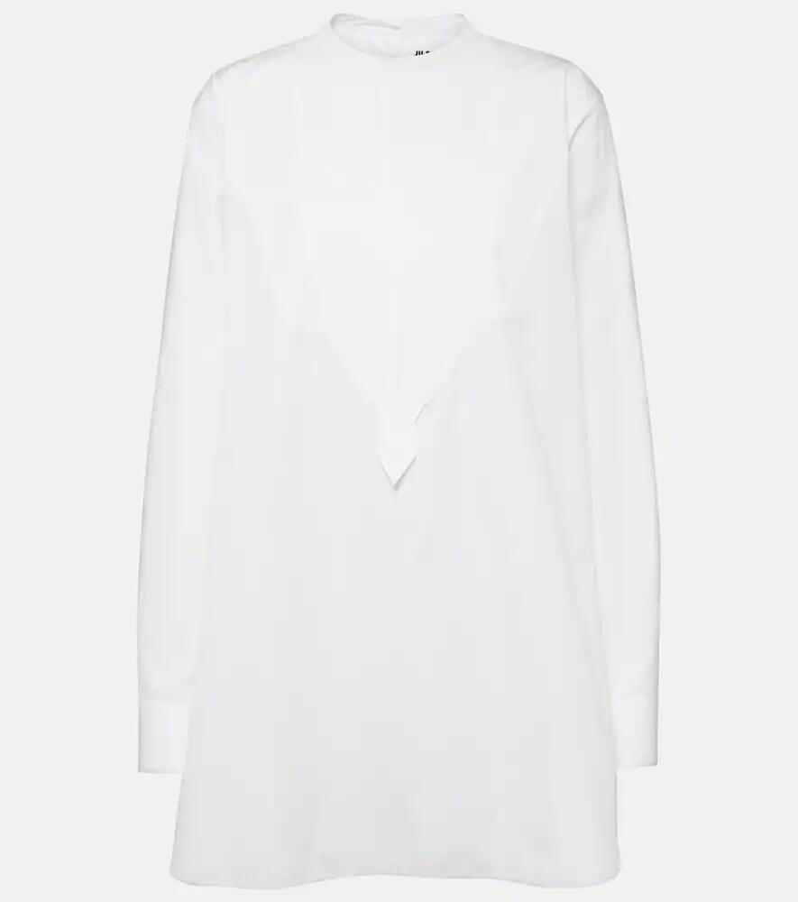 Jil Sander Embroidered cotton poplin blouse Cover