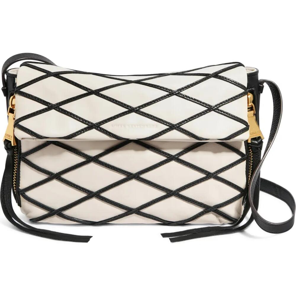 Aimee Kestenberg Bali Novelty Leather Crossbody Bag in Chalk Multi Cover