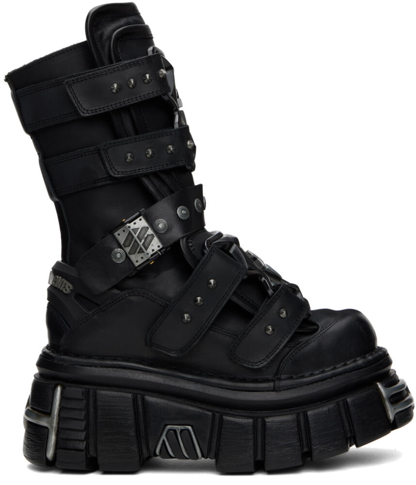 VETEMENTS Black New Rock Edition Gamer Boots Cover