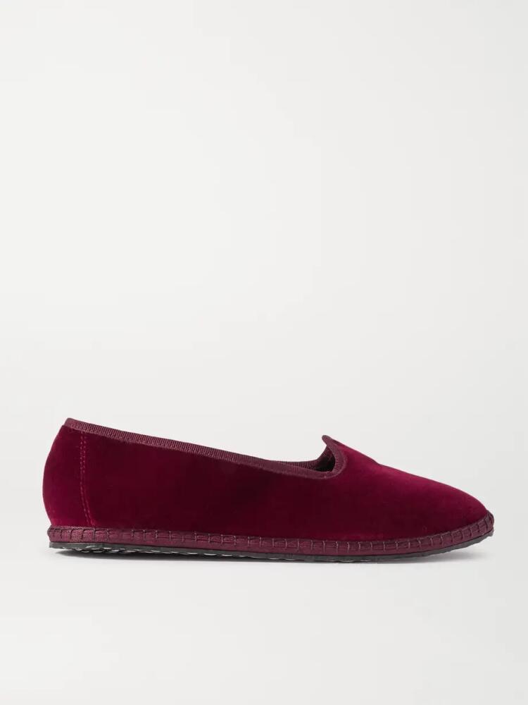 Vibi Venezia - Velvet Slippers - Burgundy Cover