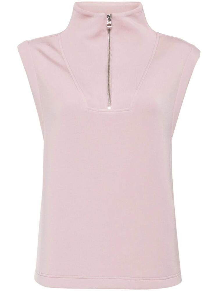 Varley Magnolia half-zip tank top - Pink Cover