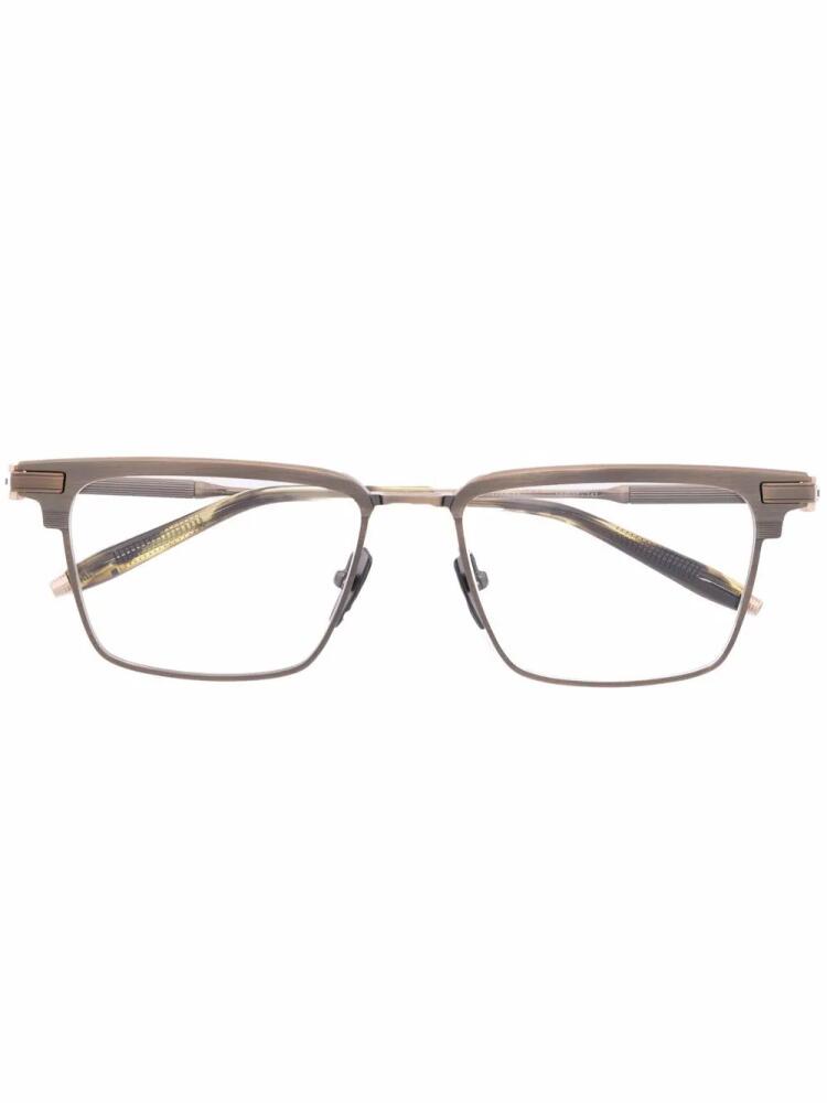 Akoni Genesis square-frame glasses - Gold Cover