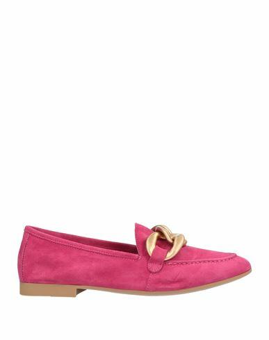 Formentini Woman Loafers Fuchsia Soft Leather Cover