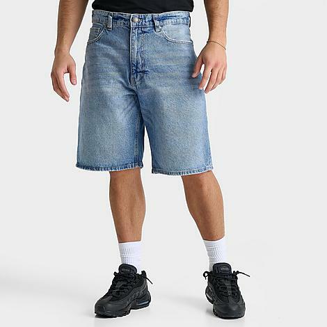 Supply And Demand Men's Denim Quay Loose Jean Shorts in Blue/Blue Cover