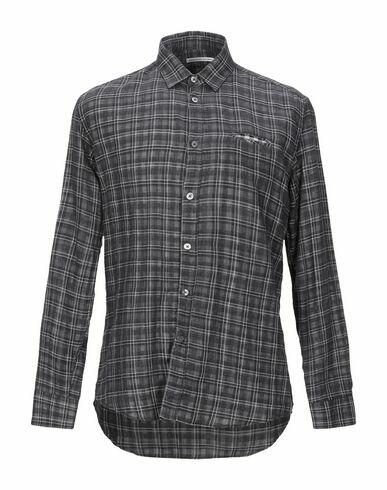 Grey Daniele Alessandrini Man Shirt Steel grey Cotton Cover