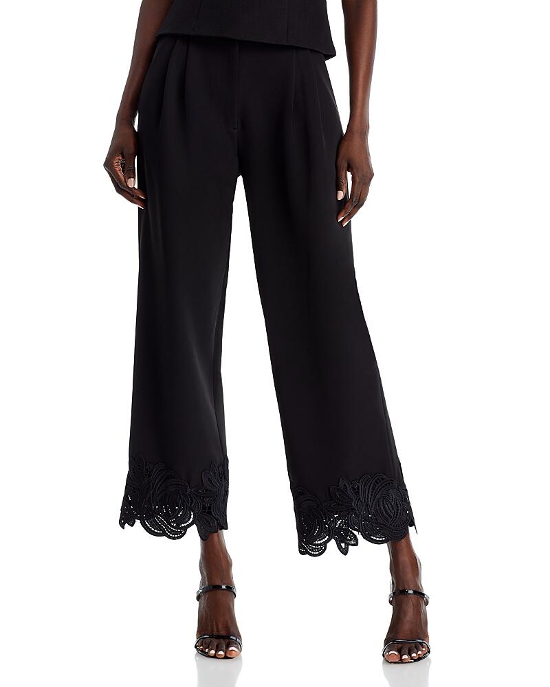 Bcbgmaxazria Lace Trim Pants Cover