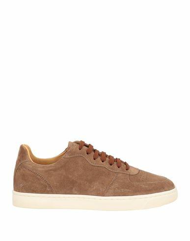 Brunello Cucinelli Man Sneakers Brown Leather Cover