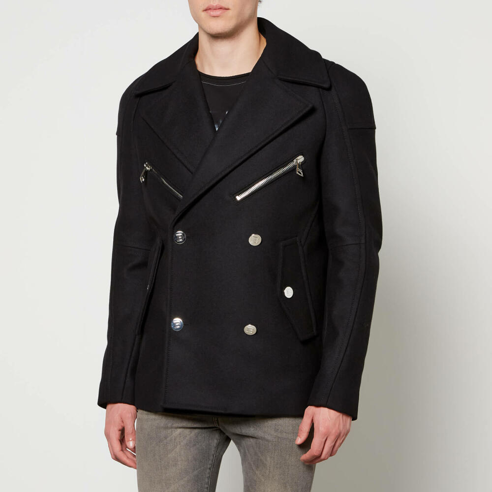 Balmain Wool Peacoat Cover