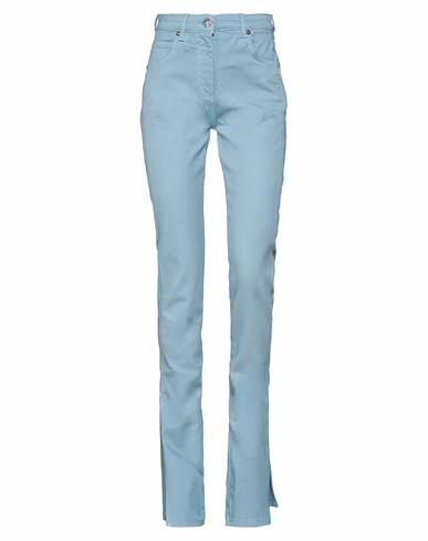 Blumarine Woman Pants Azure Cotton, Elastane Cover