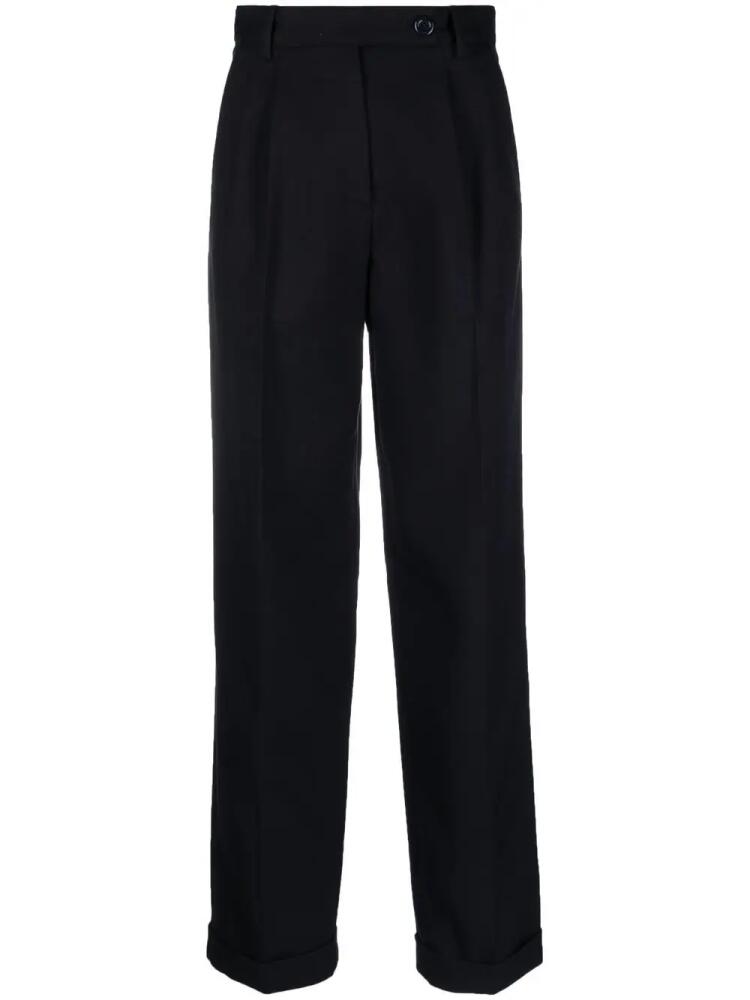 See by Chloé high-waisted straight-leg trousers - Blue Cover