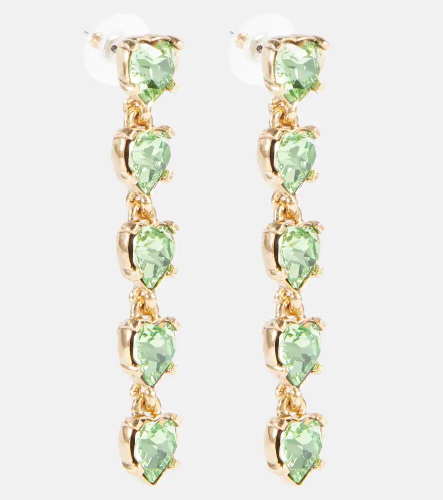 Oscar de la Renta Crystal-embellished drop earrings Cover